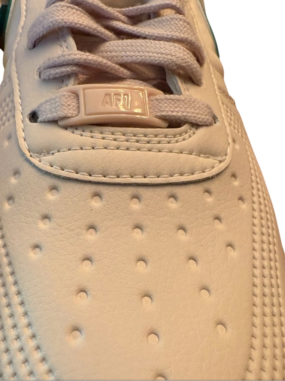 Nike Air Force 1 Low “Nike By You” Custom – White/Teal Size Men 7/Woman 8.5 - Picture 5 of 9